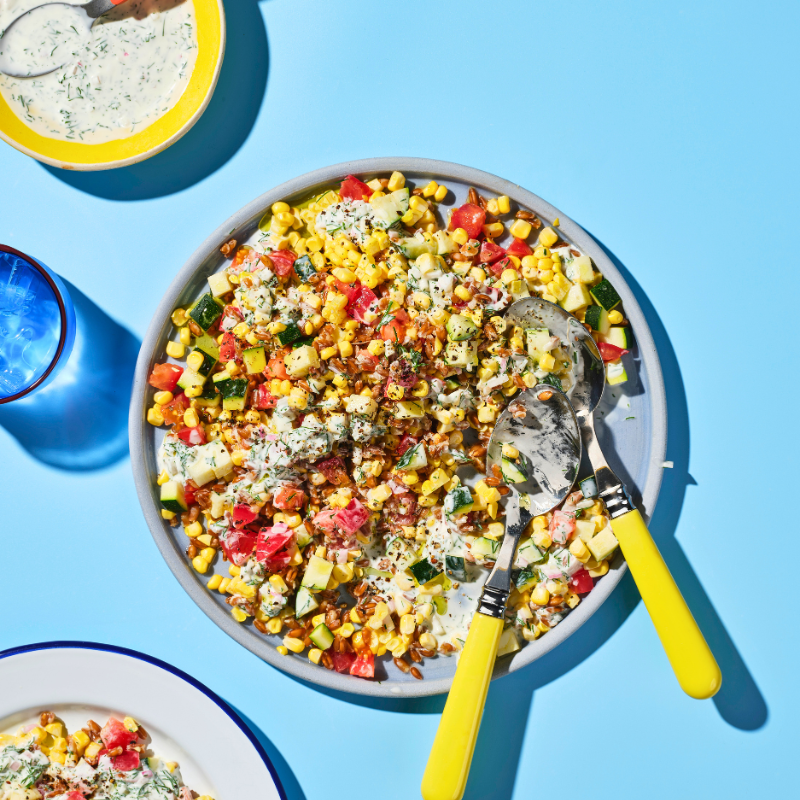 ViktVäktarna - Ris- och majssallad med dilldressing