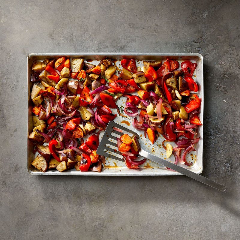 ViktVäktarna - Rostade grönsaker med citron- och vitlöksdressing