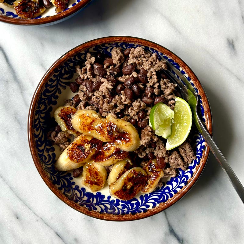 Photo of High-Protein Beef and Banana Bowl by WW