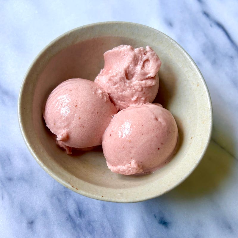 Photo of Ninja Creami Strawberry Protein Ice Cream by WW
