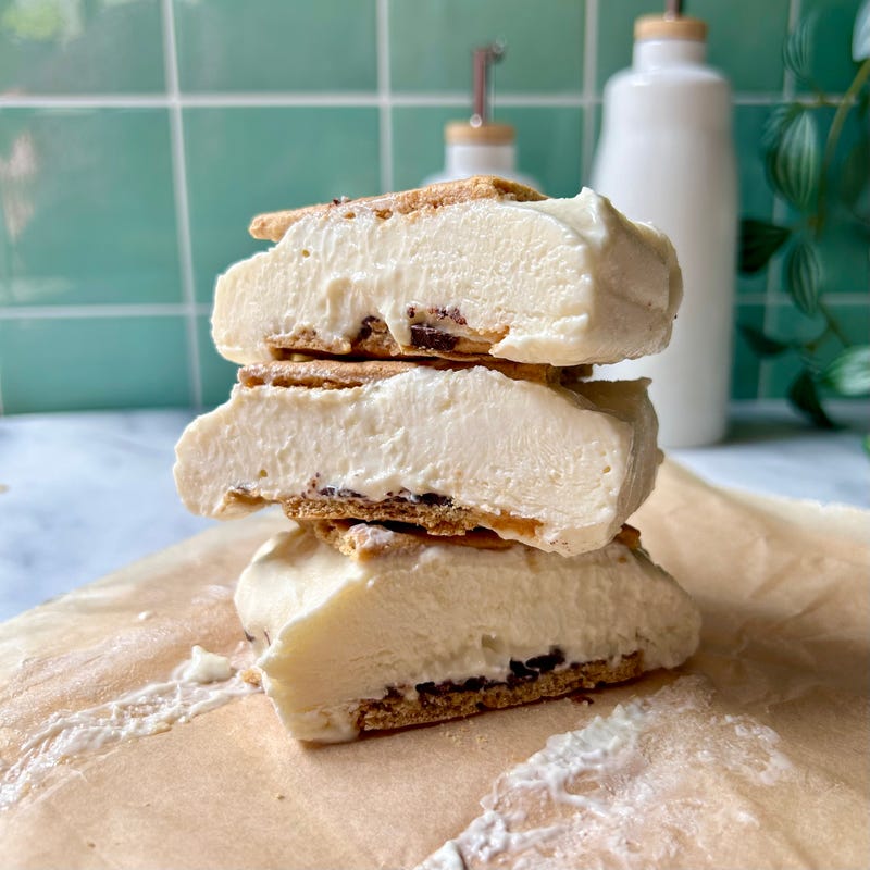 Photo of Frozen Protein S'mores Ice Cream Sandwiches by WW